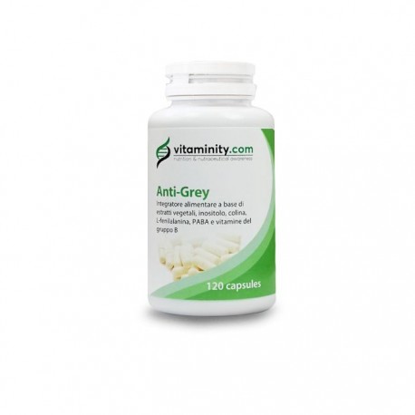 Vitaminity Anti Grey Suplement Przeciwdziałający Siwieniu Włosów 120tabl.