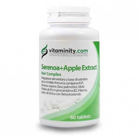 Vitaminity Wygląd, Wzrost Wlosów, Apple Extract Hair Complex Suplement 60kaps