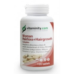 Vitaminity Hairloss+Hairgrowth Kompleks dla Kobiet Wypadanie Włosów+Wzrost Włosa 120tabl.